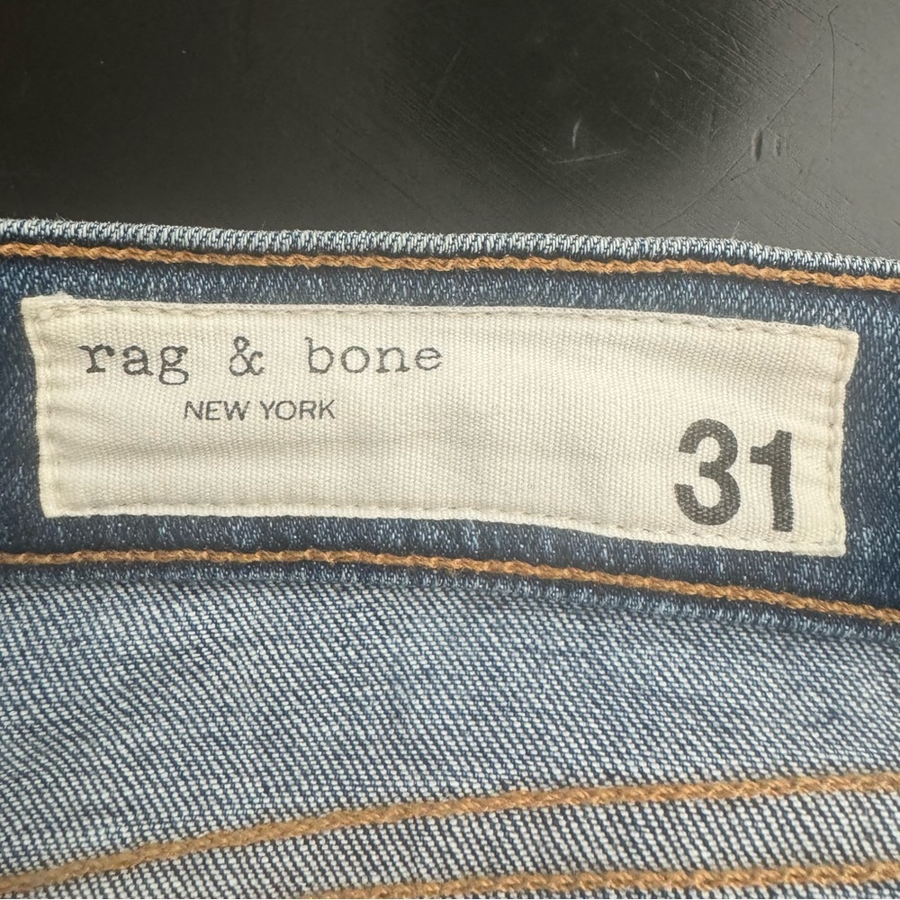 RAG & BONE High Rise Skinny Jeans El Cut Hem With Original Tags Size 31 - Picture 3 of 16